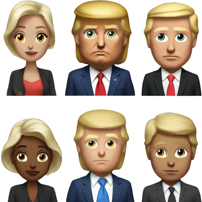 donald-trump-realistic in campaign emoji