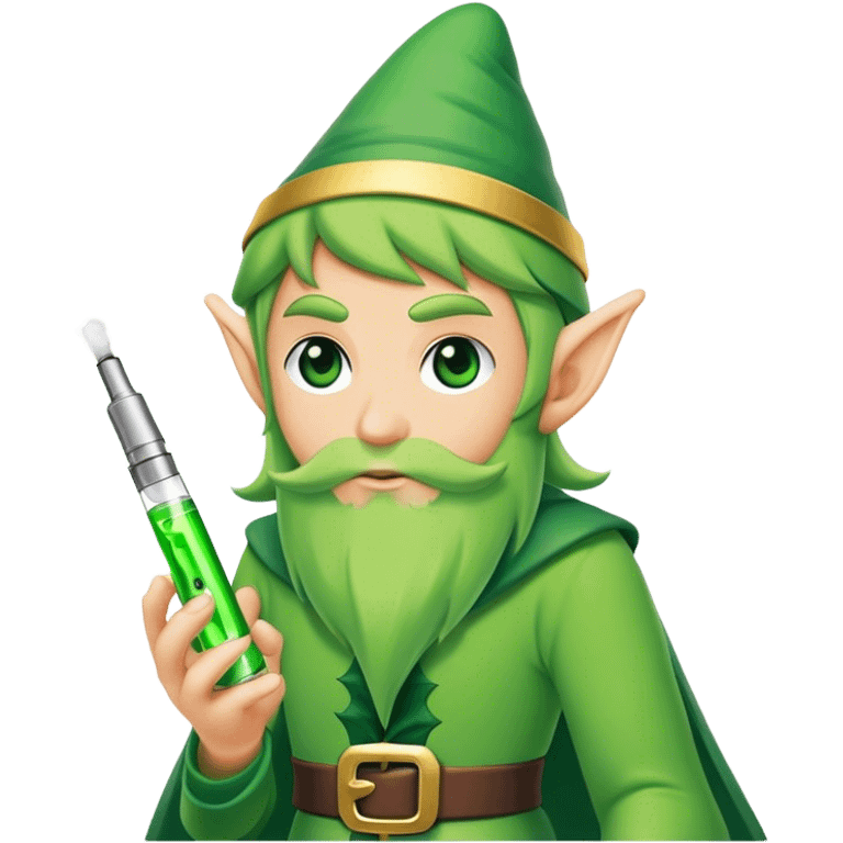 Green elfbar vape  emoji