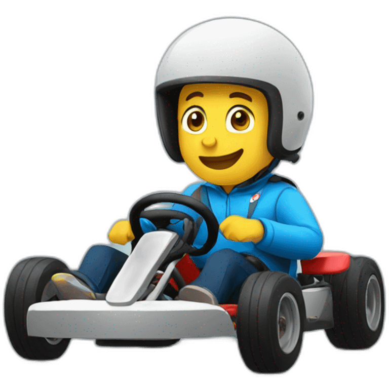 Un kart emoji