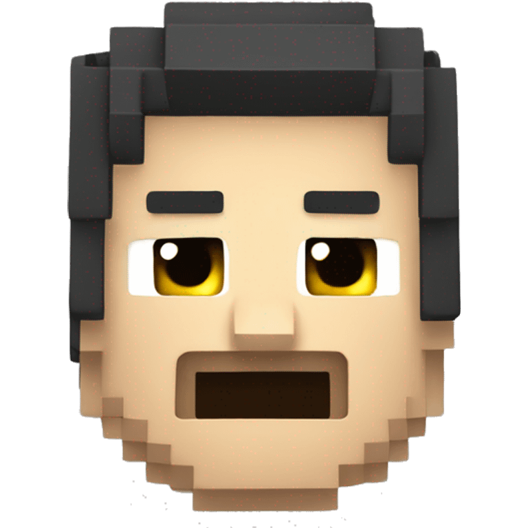 Sigma face minecraft style  emoji