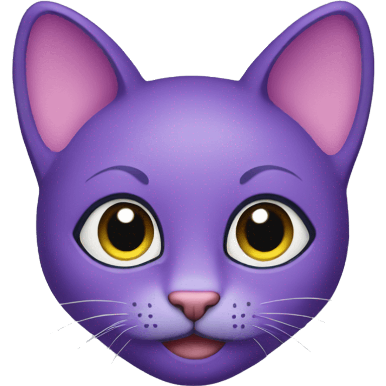 Purple kitty  emoji