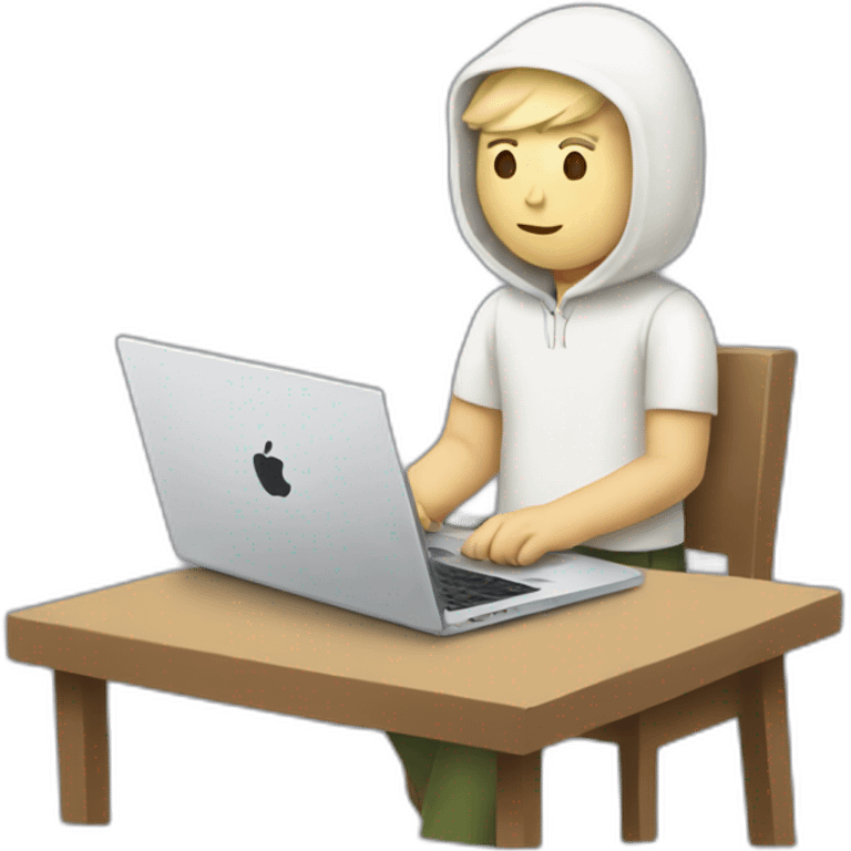 finn the human with mac laptop emoji