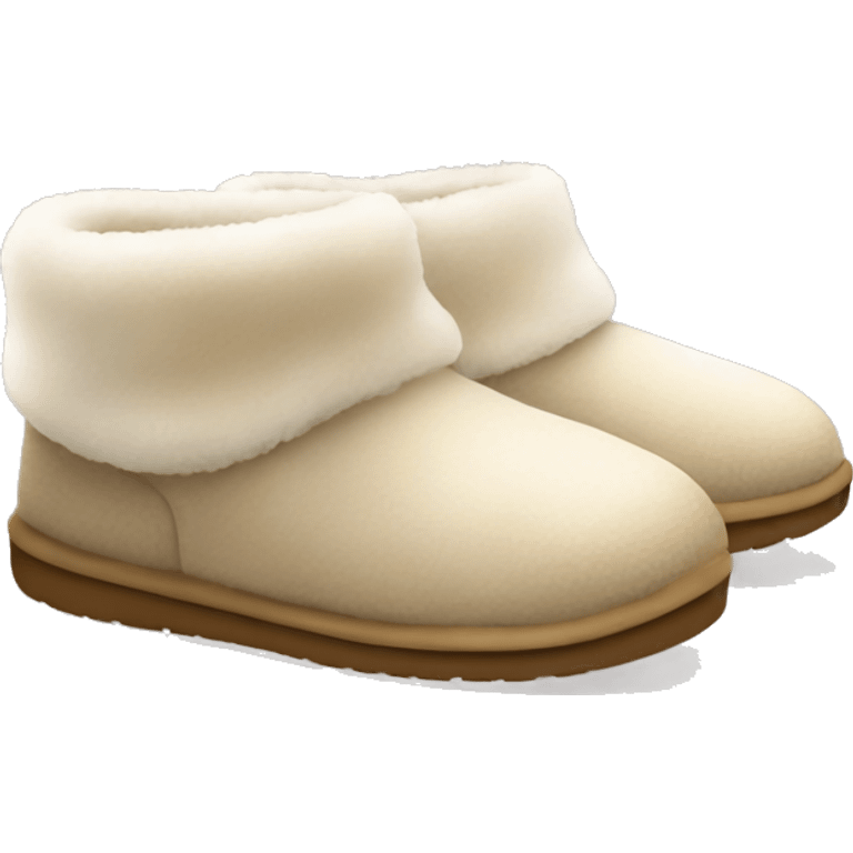 Slippers with fuzz( Uggs) emoji