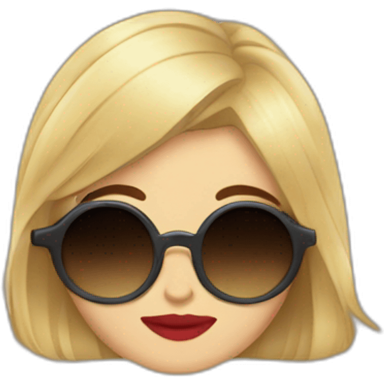 sticker kiss in the style of the series Gossip Girl emoji