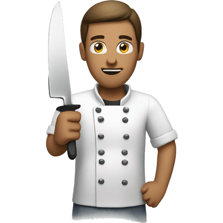 Guy with knife cooking emoji