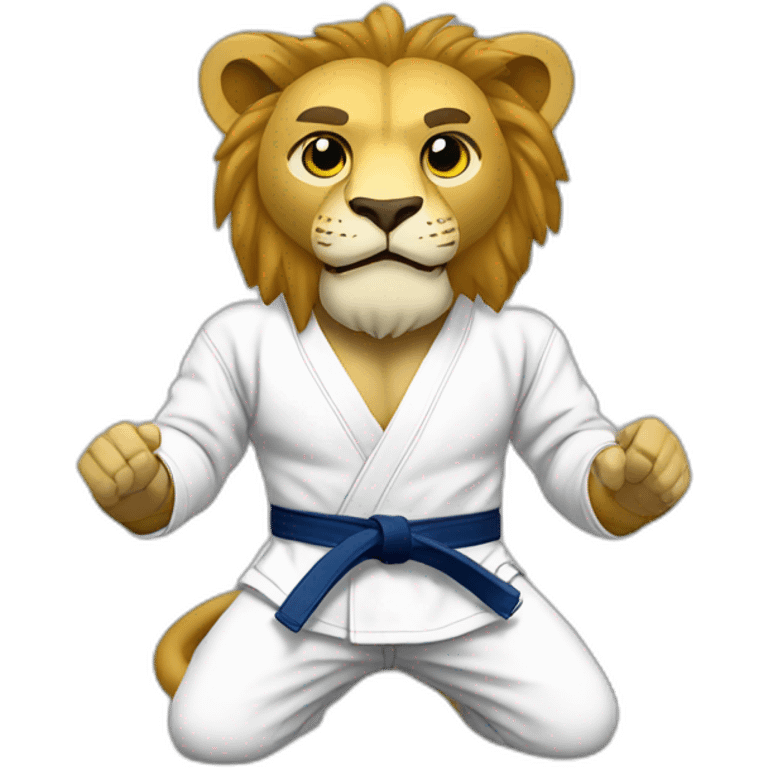 Jiu-Jitsu lion emoji