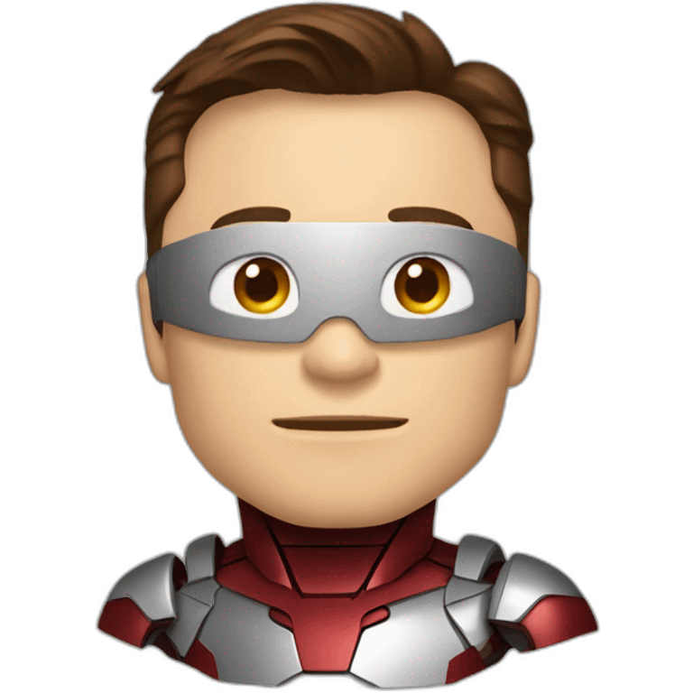 Elon musk with iron man suit emoji