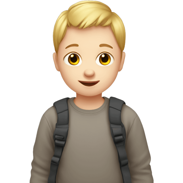 Kid with Down syndrome emoji