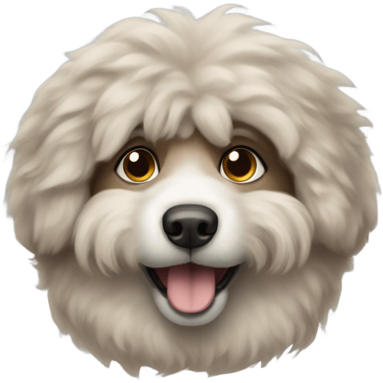 Fluffy dog emoji