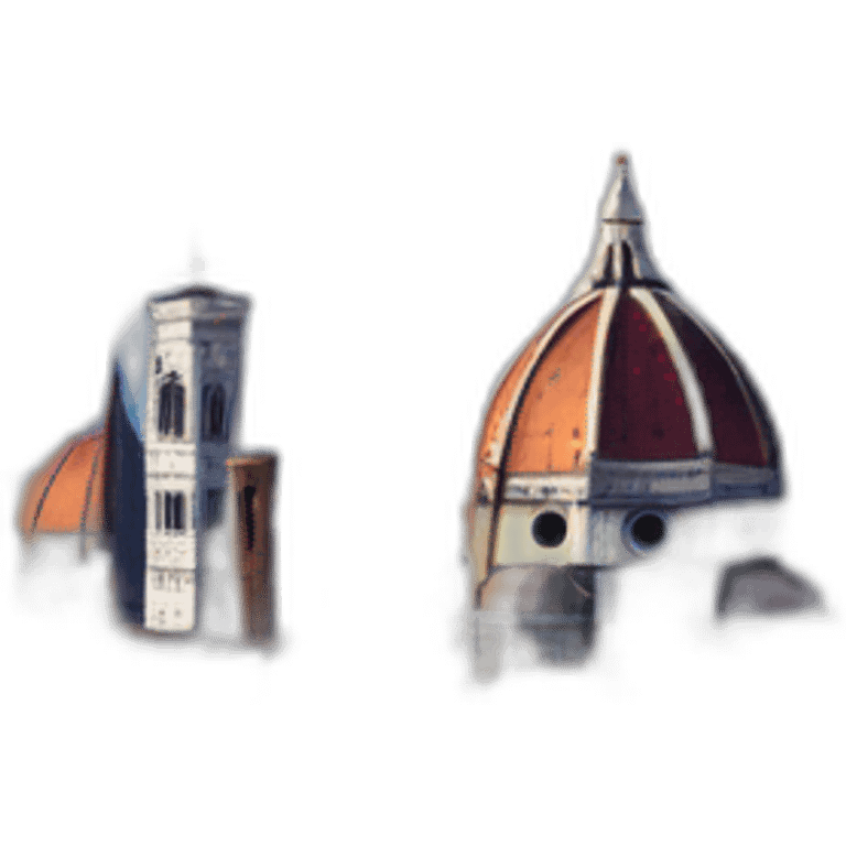 panorama of Florence colored purple emoji