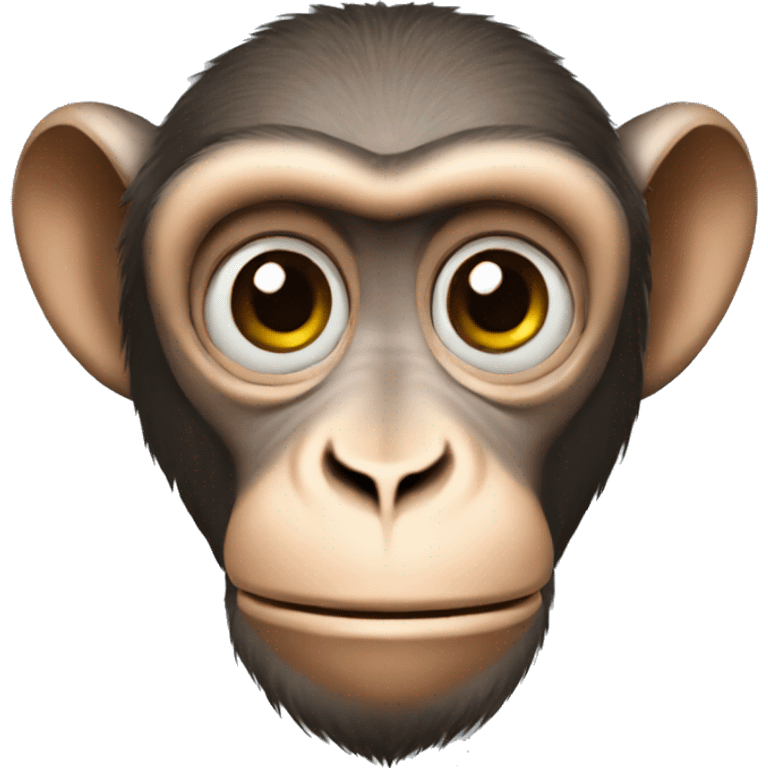 macaquinho tapando os olhos emoji