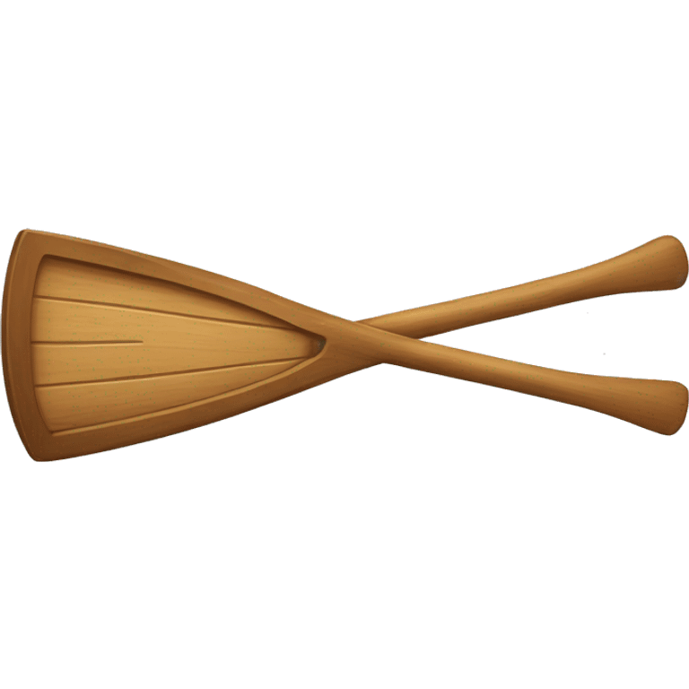 wooden oar emoji