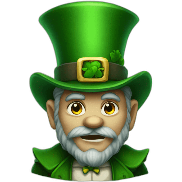 menacing leprechaun emoji