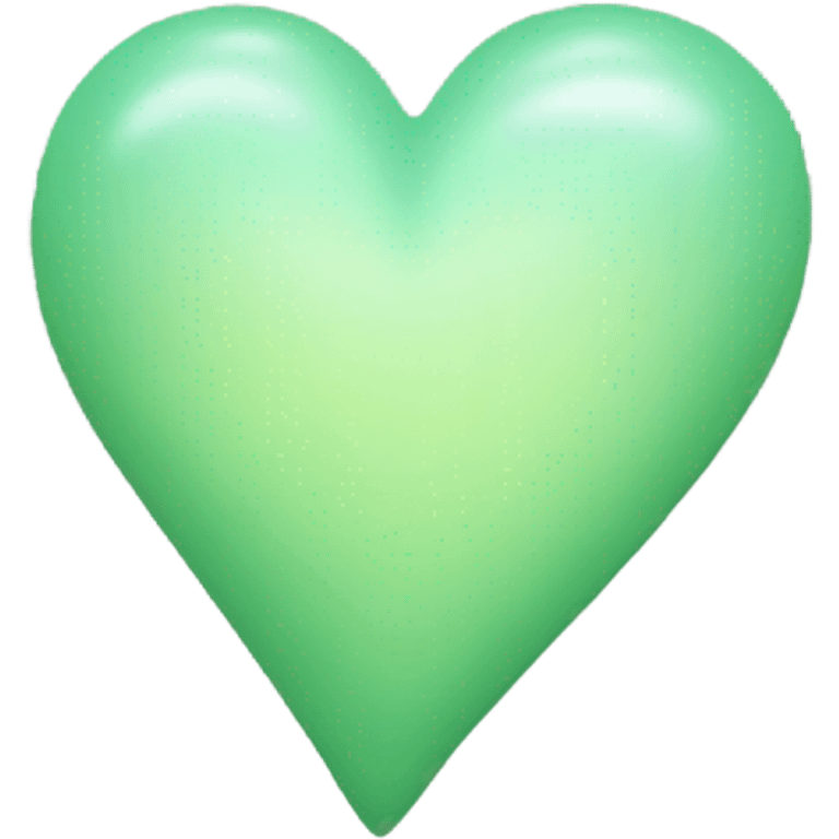 light pastell green heart emoji