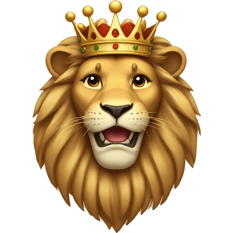 lion with crown emoji