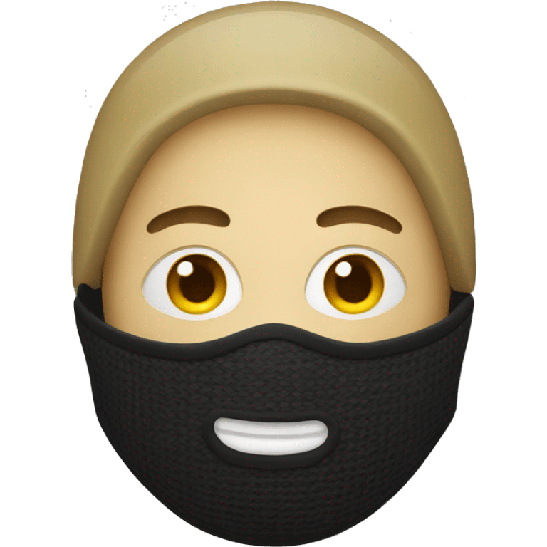 Small Ski mask emoji