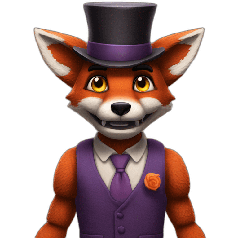 Foxy from five night at Freddy’s emoji