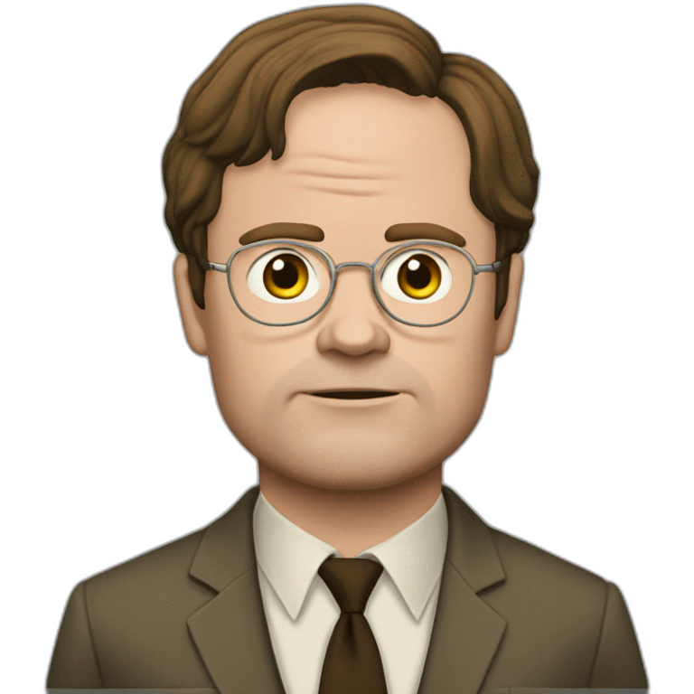 Dwight Schrute the office emoji