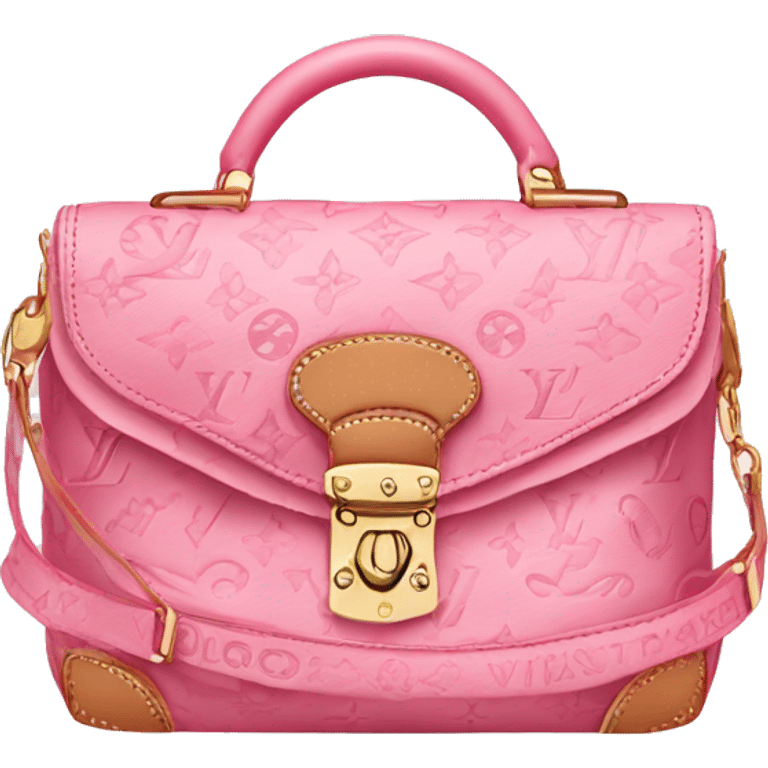 Pink louis vuitton bag emoji