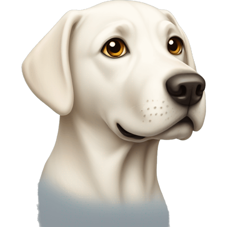 White Labrador emoji