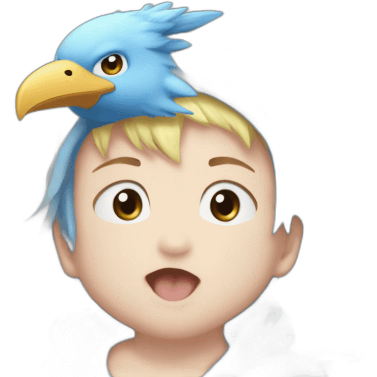 crazy funny stupid Articuno pokemon baby's realistic boku no piko emoji