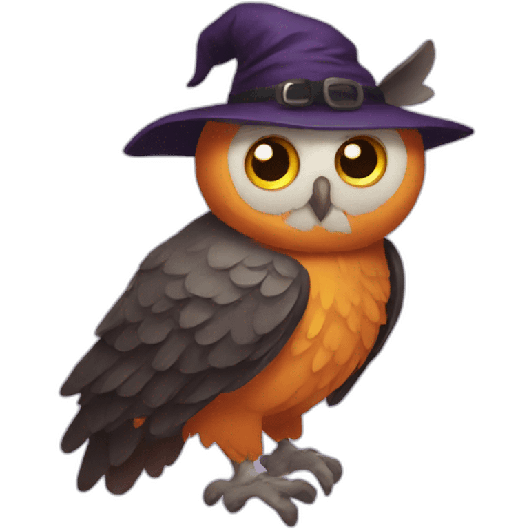 halloween owl emoji