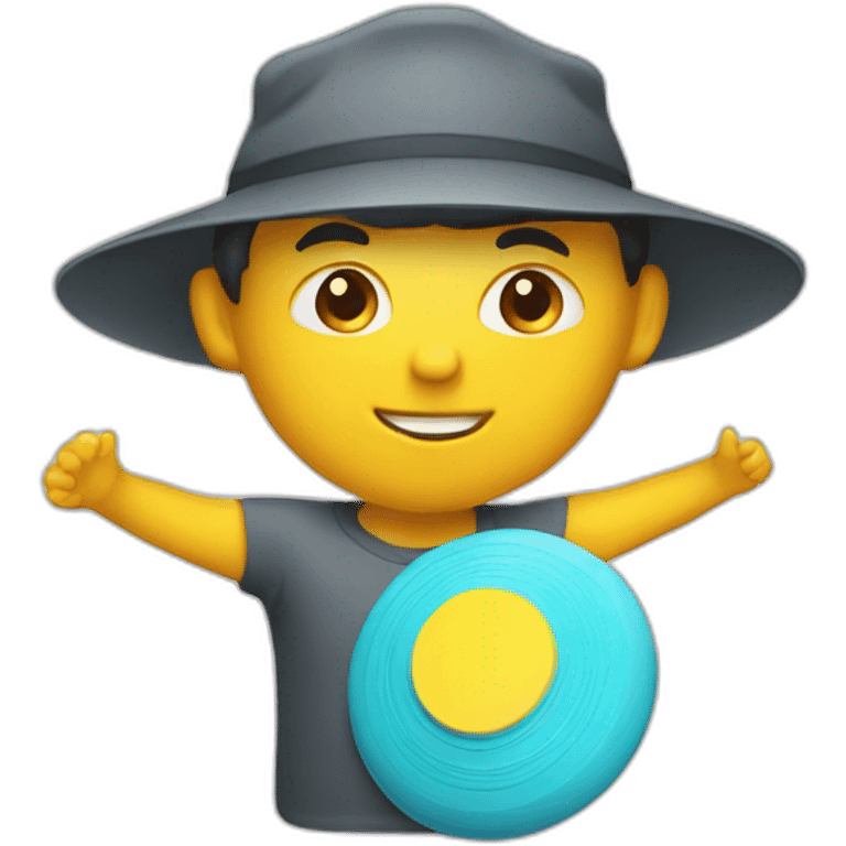 frisbee player emoji