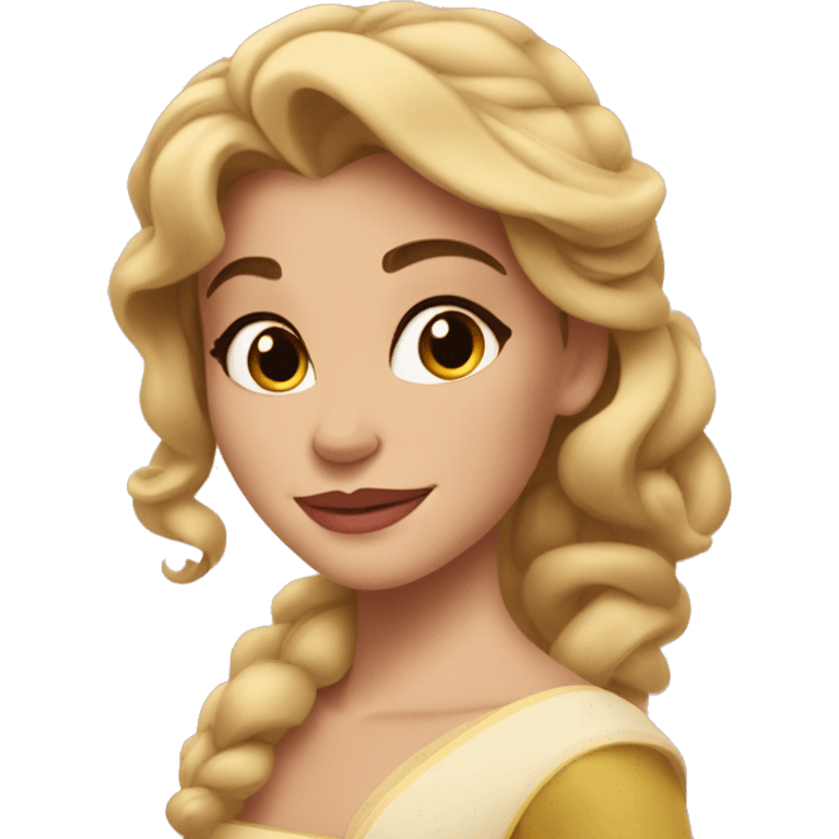 Belle from Beauty and the Beast emoji