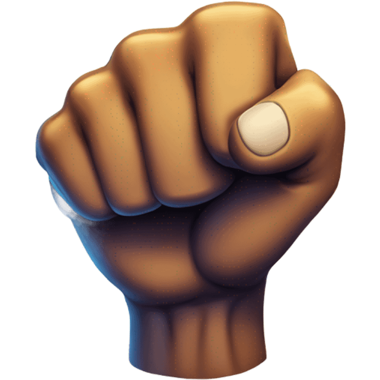 Exploding fist bump emoji