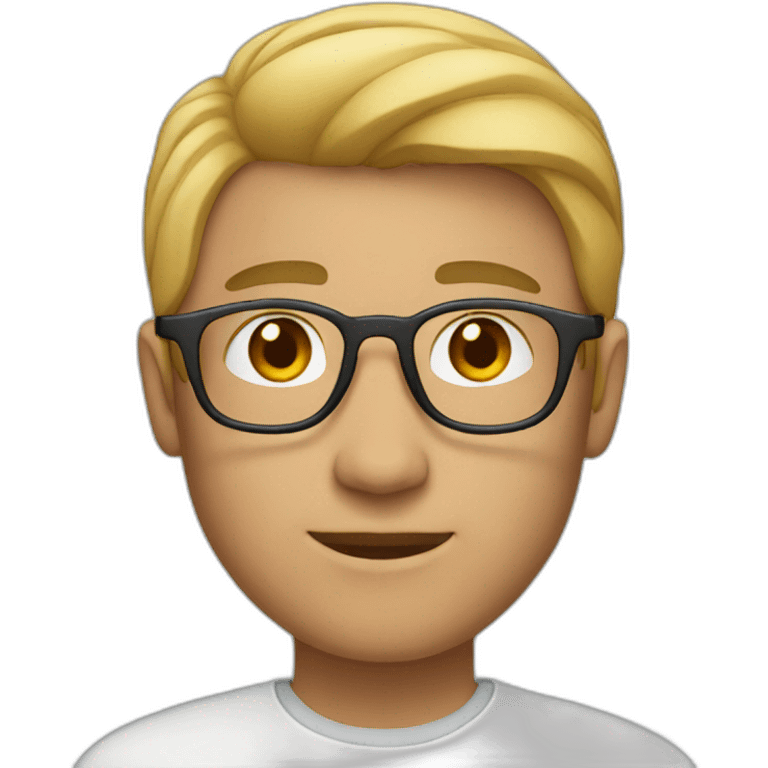 Person wearing Apple vision pro emoji