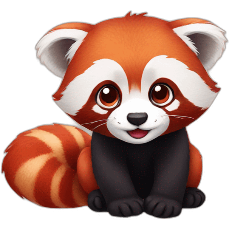 cute  Red panda emoji