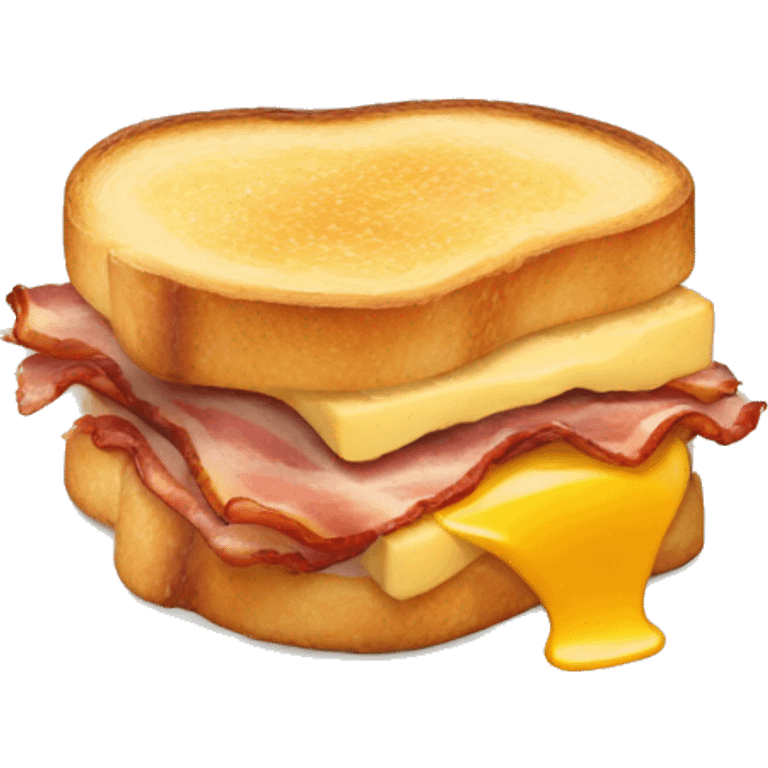 Bacon Cheese toasti  emoji