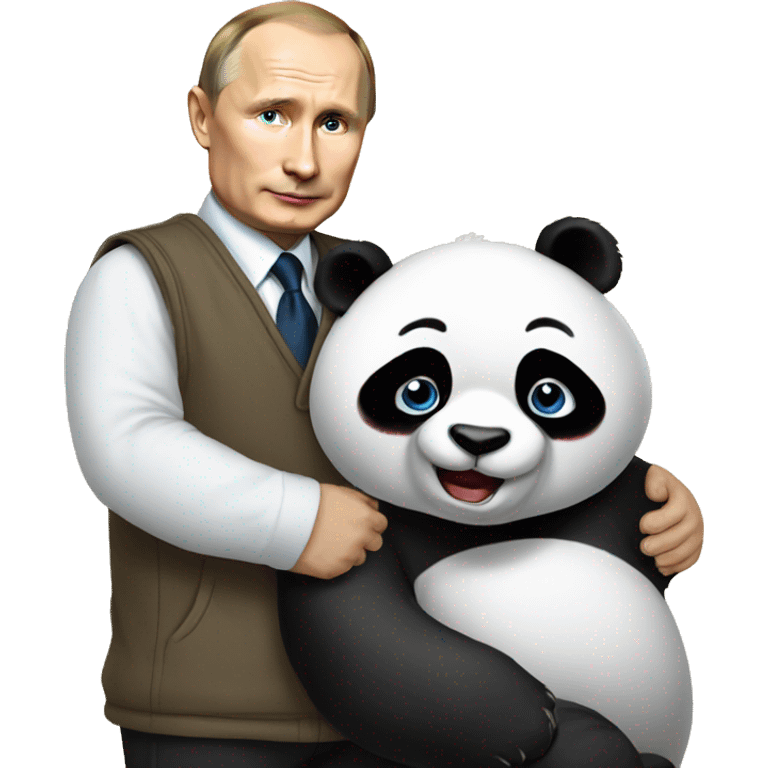 Putin with a panda emoji