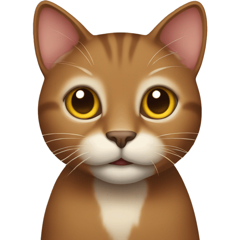 brown cat emoji