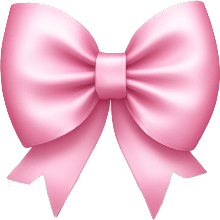 light pink ribbon bow emoji