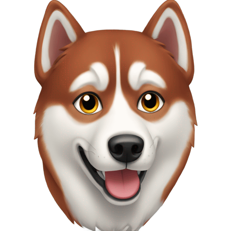 red husky  emoji