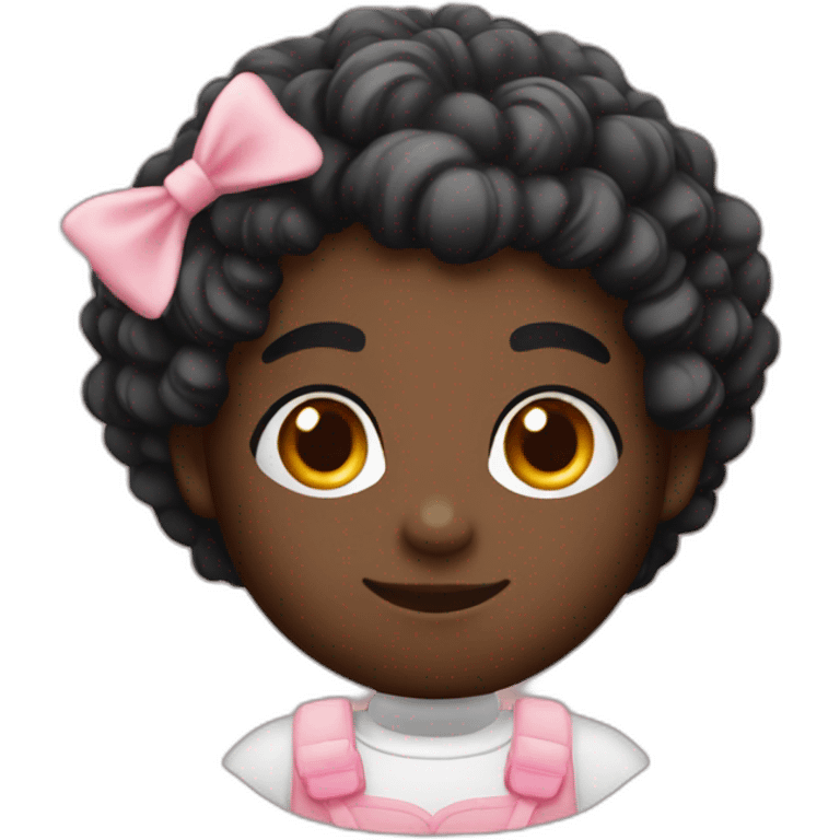 Black cupidon emoji