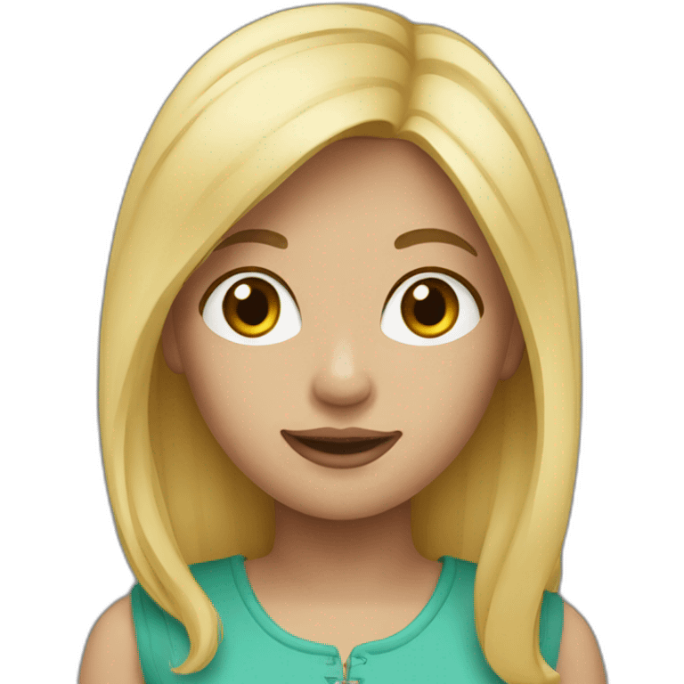 A Nederlands girl whit blond hair emoji