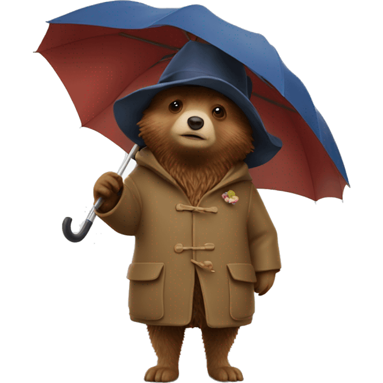 Paddington with umbrella  emoji