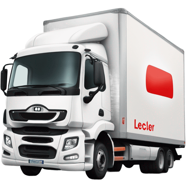 camion remorque avec logo leclerc emoji