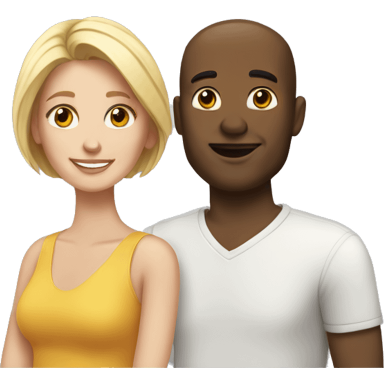 White couple emoji