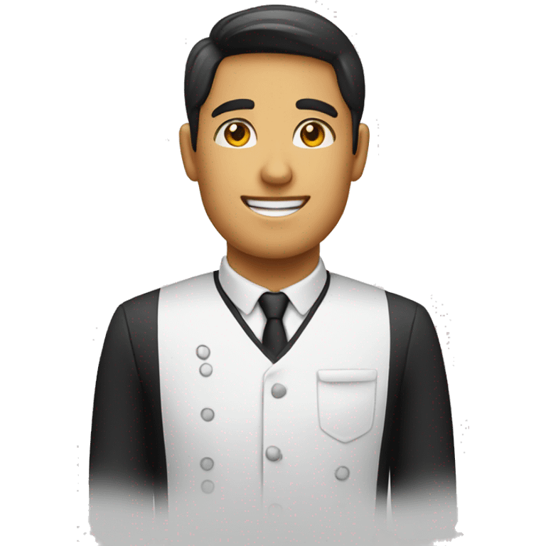 waiter and uniform emoji