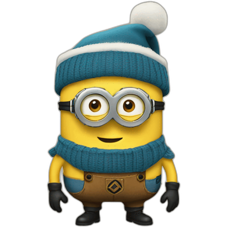 minion christmas emoji