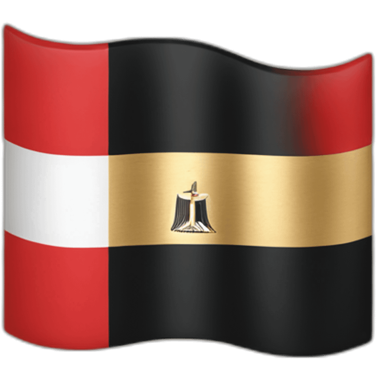 Mix between French and Egyptian flag emoji