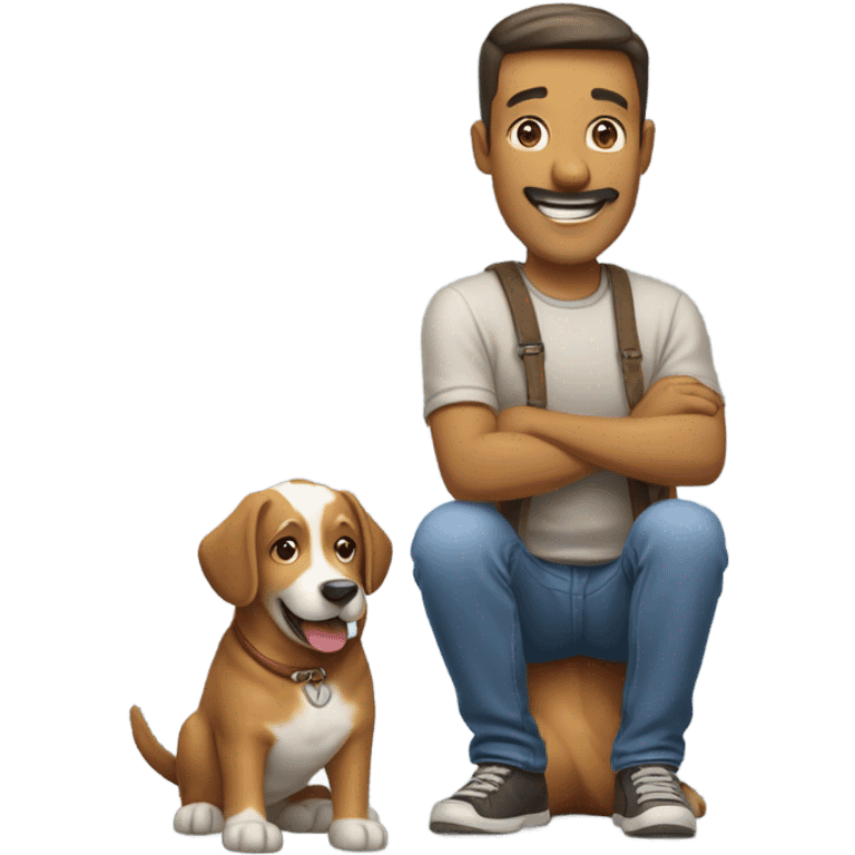 dad dog emoji