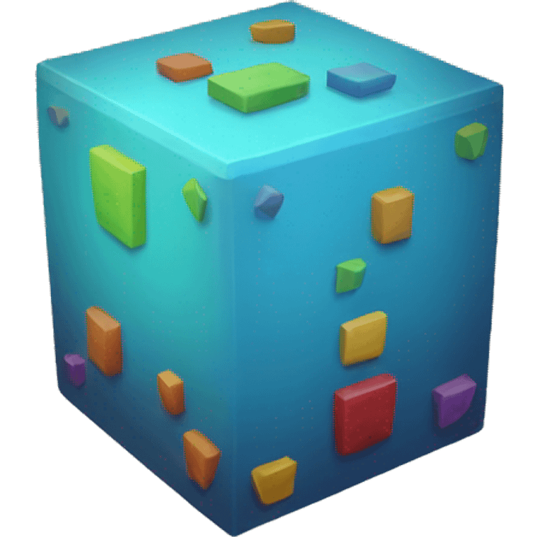 level up cube emoji