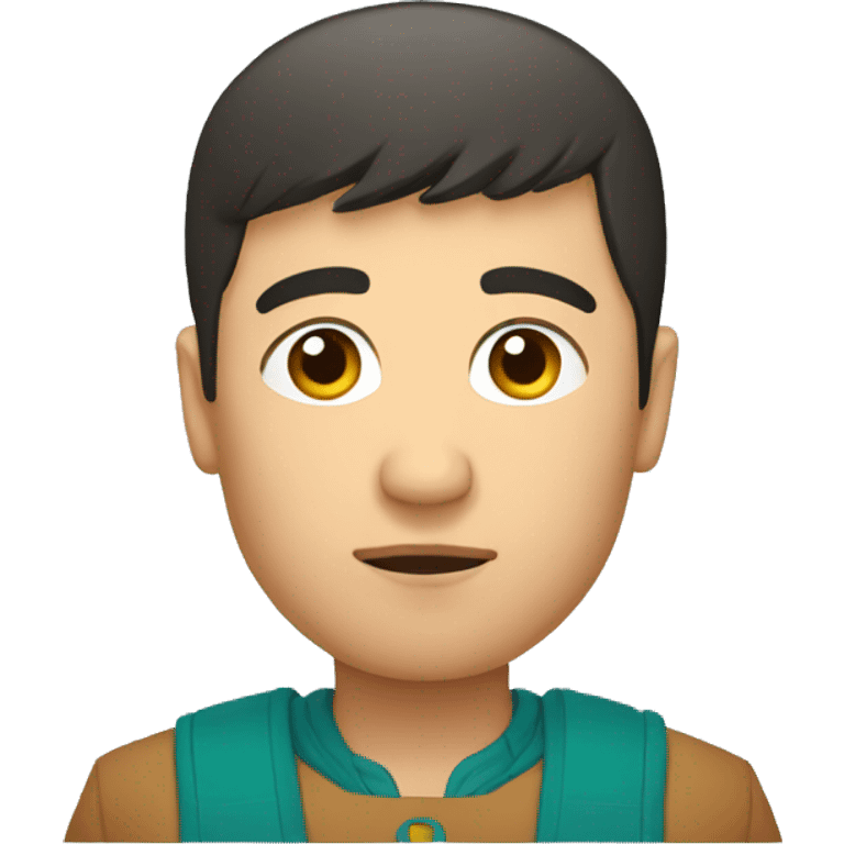 pensive kazakh guy emoji