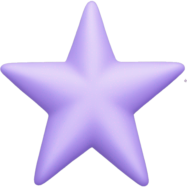 Pastel purple star emoji