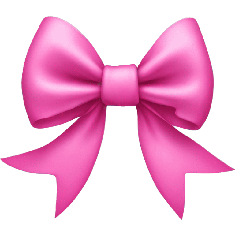 Pink bow emoji