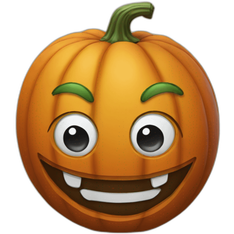 Giant recruiting pumpkin emoji